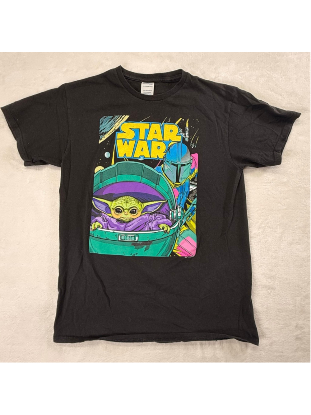Star Wars T-Shirt Bundle Boba Fett Yoda Medium - Picture 10 of 14
